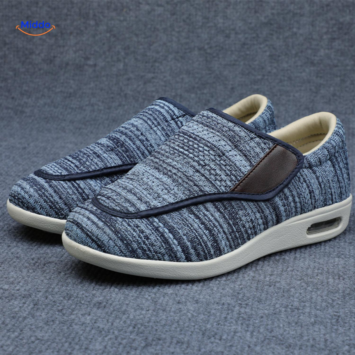 Verstelbare comfortschoenen met extra brede teenbox