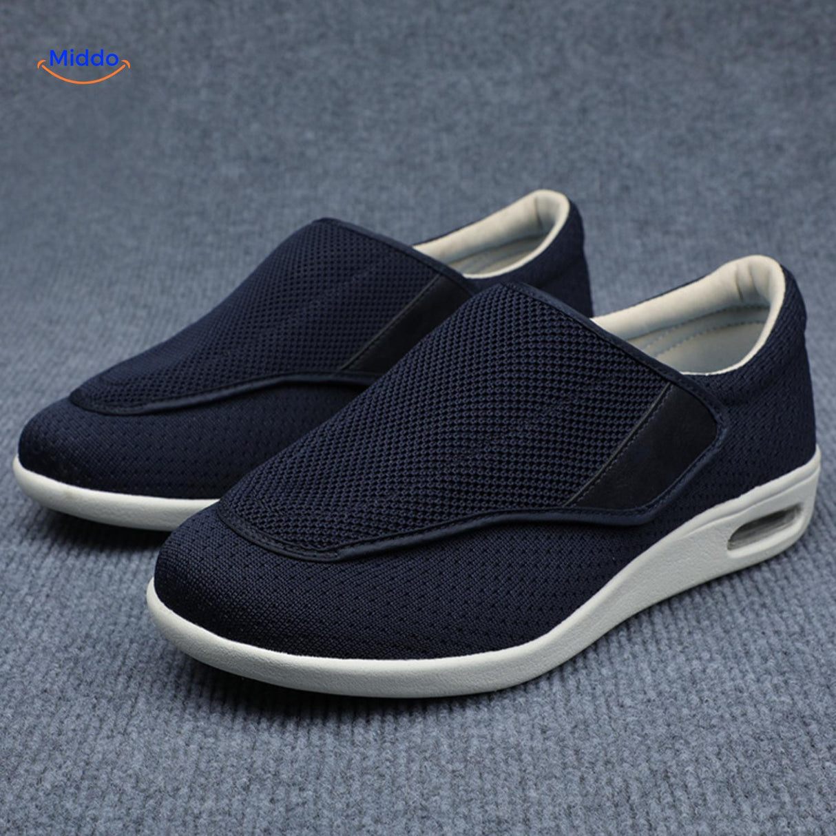 Verstelbare comfortschoenen met extra brede teenbox
