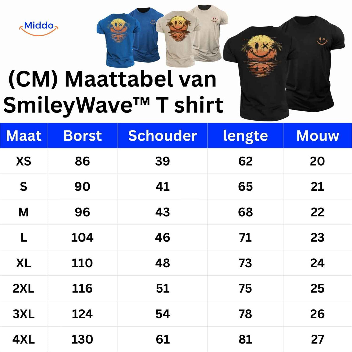 T-shirt van katoen met zonprint op de achterkant