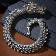 Schakelarmband in drakenvorm met haaksluiting