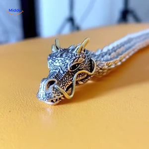 Schakelarmband in drakenvorm met haaksluiting