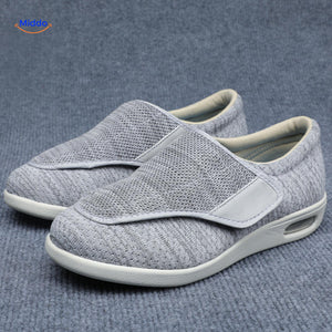 Verstelbare comfortschoenen met extra brede teenbox