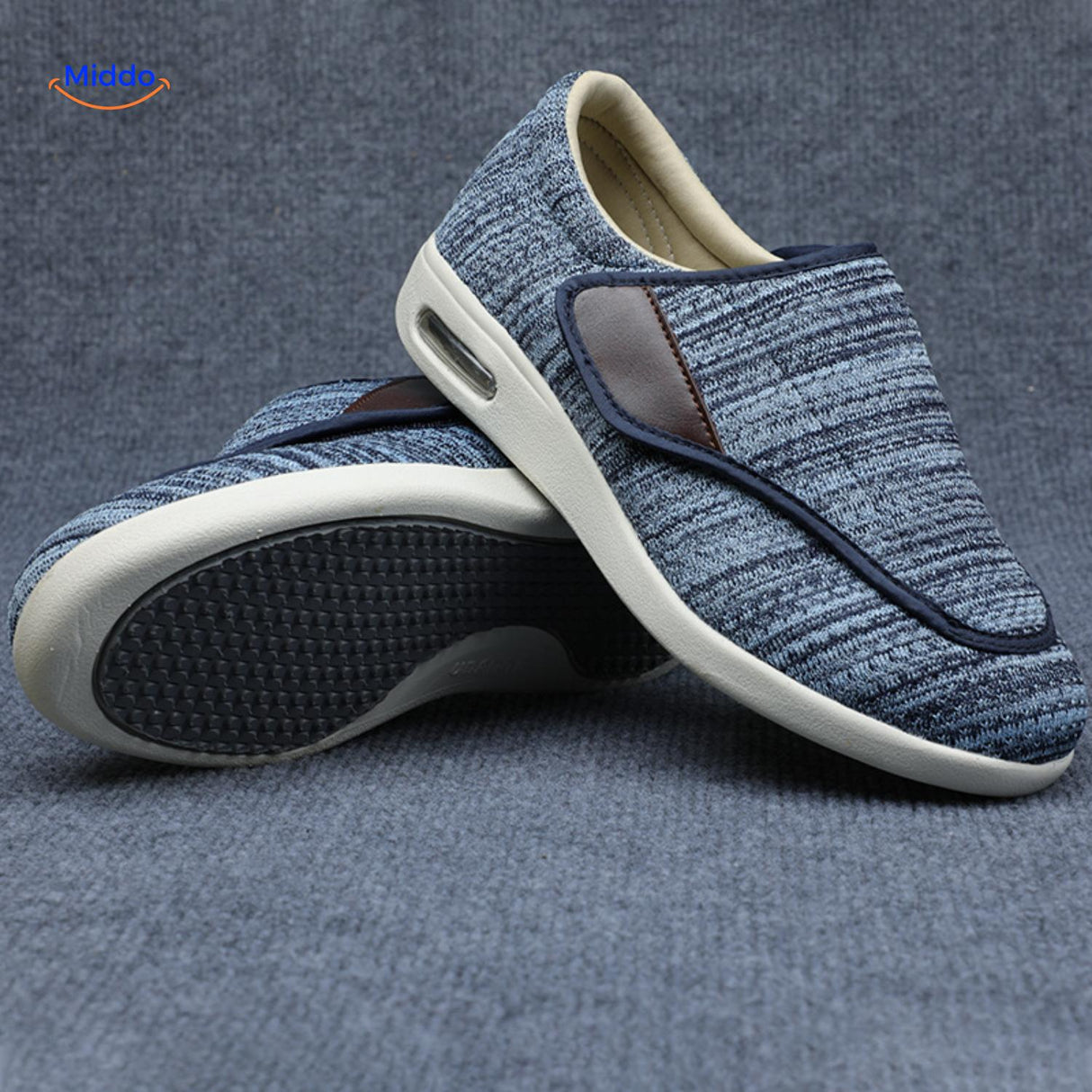 Verstelbare comfortschoenen met extra brede teenbox