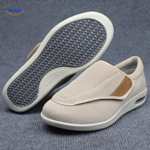 Verstelbare comfortschoenen met extra brede teenbox