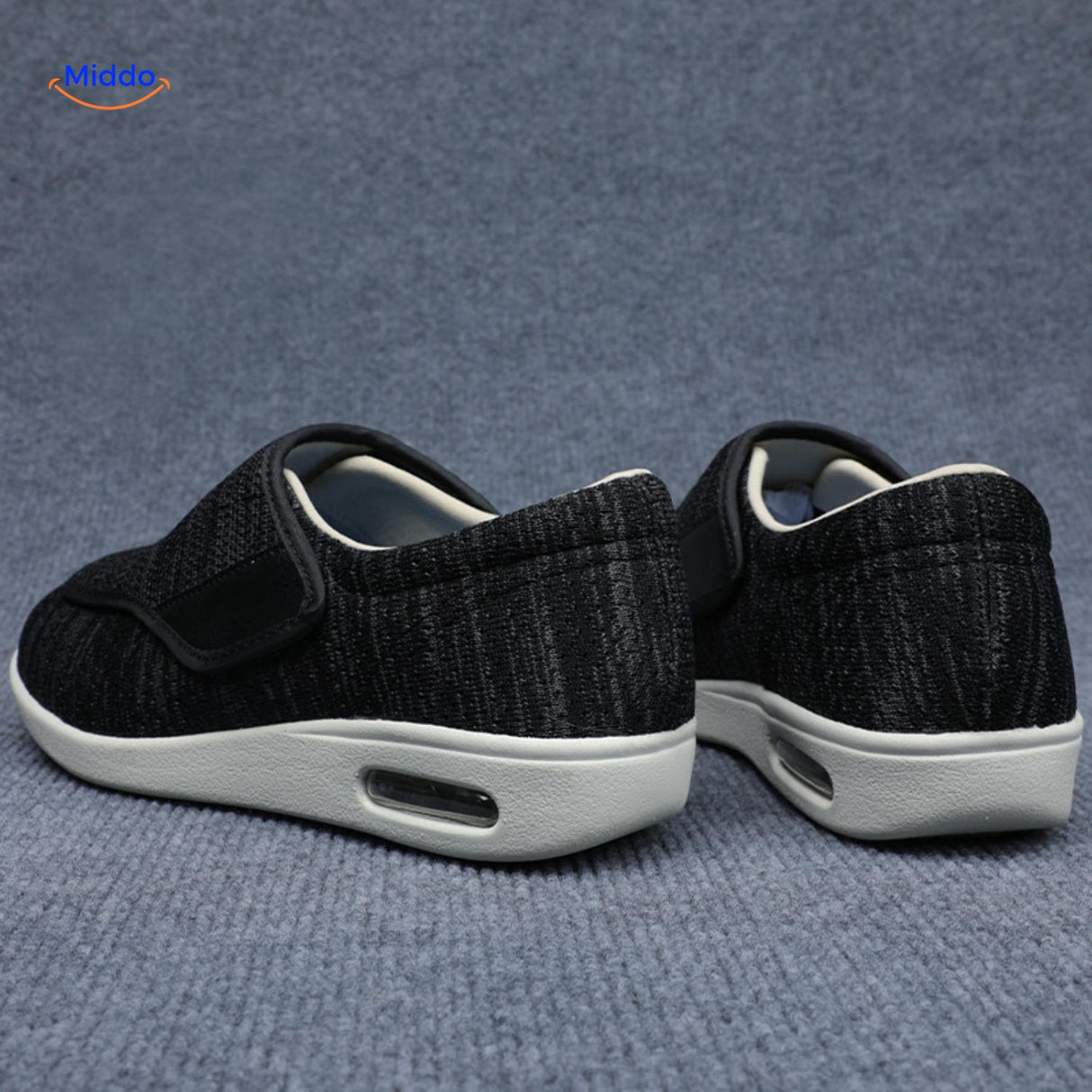 Verstelbare comfortschoenen met extra brede teenbox