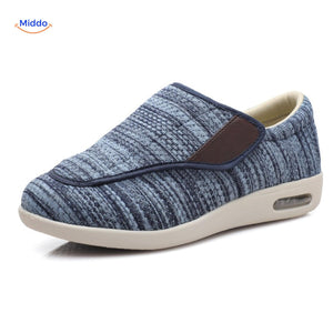 Verstelbare comfortschoenen met extra brede teenbox