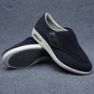 Verstelbare comfortschoenen met extra brede teenbox, kleur donkerblauw