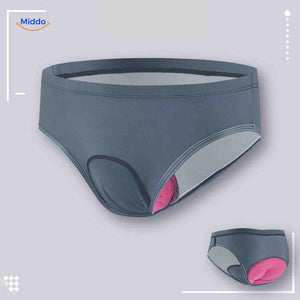 Fietsbroek dames met gelpadding, naadloos en ademend, kleur donkergrijs
