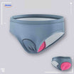 Fietsbroek dames met gelpadding, naadloos en ademend, kleur lichtgrijs