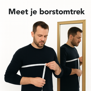 Herentrui met knoopkraag en suède elleboogstukken