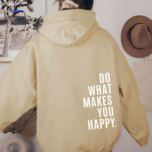 Oversized hoodie van katoenmix met tekst op de rug, kleur kaki