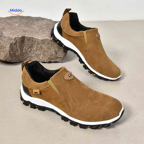 Instapschoenen heren, casual model met elastiek