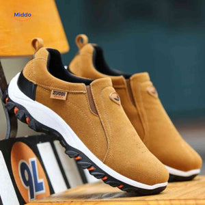 Instapschoenen heren, casual model met elastiek