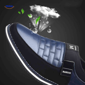 Herenschoenen met ruitpatroon, instap of met veters