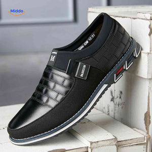 Herenschoenen met ruitpatroon, instap of met veters