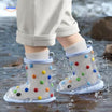 Regenlaarzen voor kinderen met haaidessin en lussen