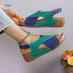 Lichtgewicht sandalen met zachte binnenzool, 13 kleuren, kleur blauwgroen
