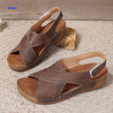 Lichtgewicht sandalen met zachte binnenzool, 13 kleuren, kleur bruin