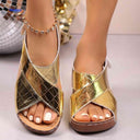 Lichtgewicht sandalen met zachte binnenzool, 13 kleuren, kleur goud