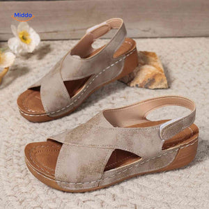 Lichtgewicht sandalen met zachte binnenzool, 13 kleuren, kleur kaki
