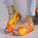 Lichtgewicht sandalen met zachte binnenzool, 13 kleuren, kleur rood en geel
