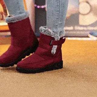 Snowboots met profielzool, antislip zool en waterafstotend bovenwerk