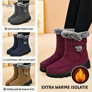 Snowboots met profielzool, antislip zool en waterafstotend bovenwerk