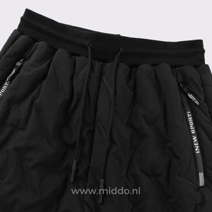 Thermobroek unisex met dikke fleecevoering en ritszakken