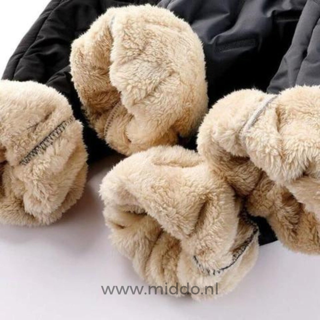 Thermobroek unisex met dikke fleecevoering en ritszakken
