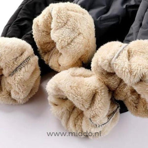 Thermobroek unisex met dikke fleecevoering en ritszakken