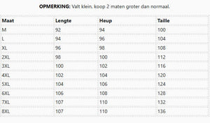 Thermobroek unisex met dikke fleecevoering en ritszakken