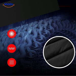 Verwarmde bodywarmer waterafstotend materiaal
