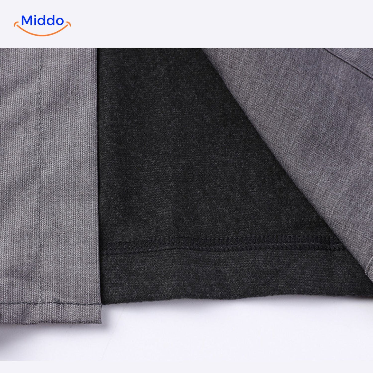 2-in-1 herenvest met ingezet overhemd, slim fit