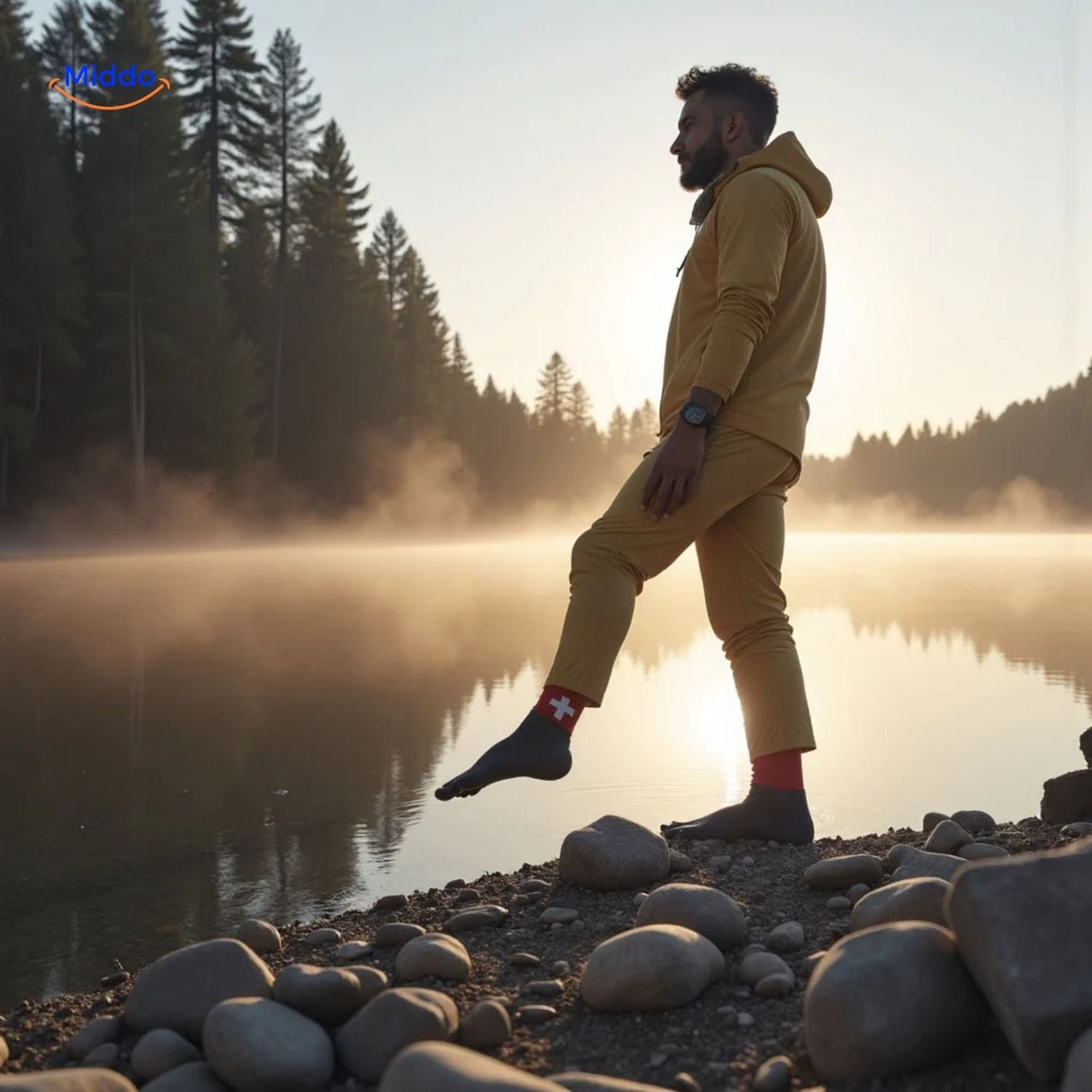 Vijftenensokken met antislipzool en dicht geweven garen