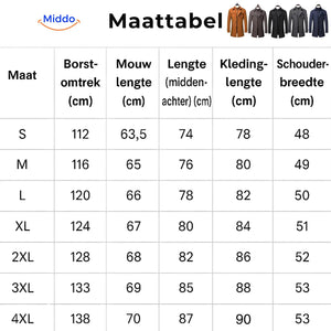 Winterjas heren van wolmix, trenchcoat met dubbele kraag