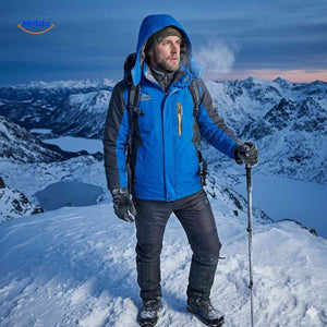 Winterjas met fleece voering, waterdicht en winddicht