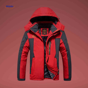 Winterjas met fleece voering, waterdicht en winddicht