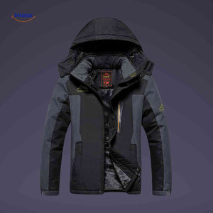 Winterjas met fleece voering, waterdicht en winddicht