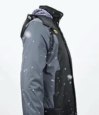 Winterjas met fleece voering, waterdicht en winddicht