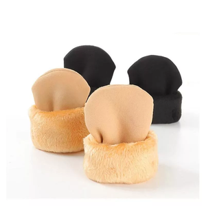 Wintersokken met dikke pluche voering en omslagboord